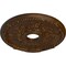 Ekena Millwork Antioch Ceiling Medallion (Canopies up to 3 1/2"), 18"OD x 3 1/2"ID x 1 3/8"P, Root Beer Crackle CM18SERBC - alternate 2